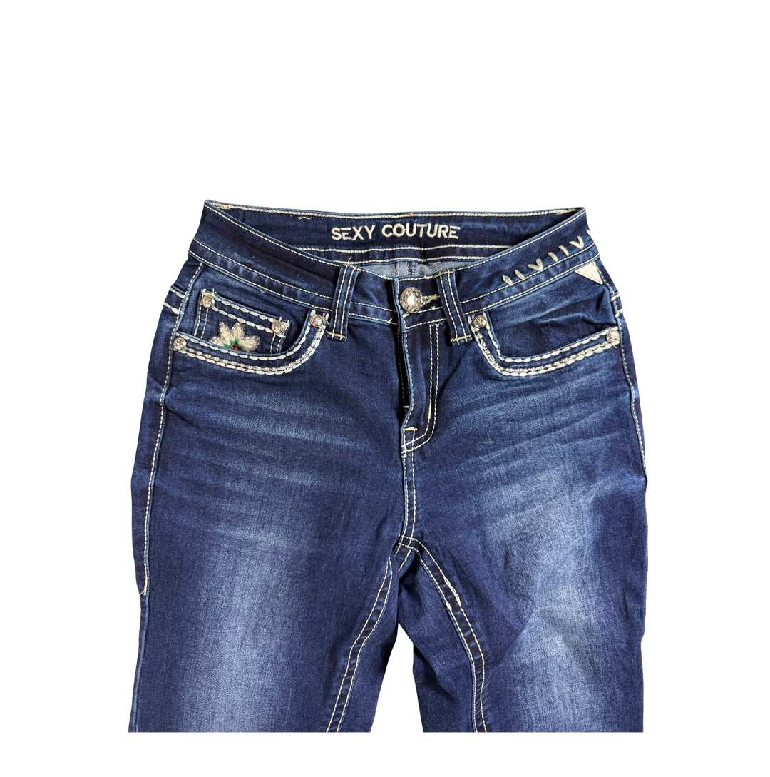 Sexy Couture Vintage Jeans Flared Fit Größe XS/S