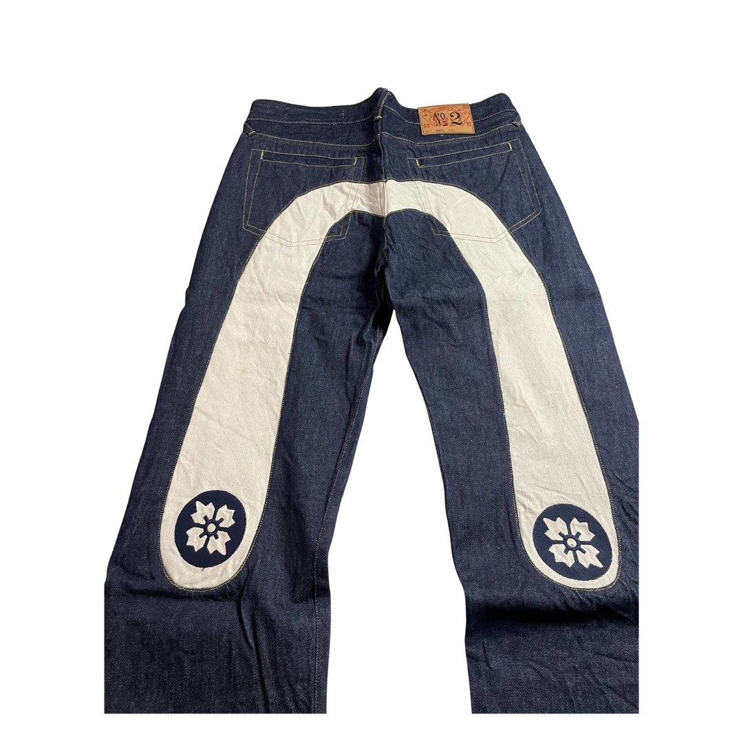 Evisu Vintage Jeans Baggy Fit Größe M/L