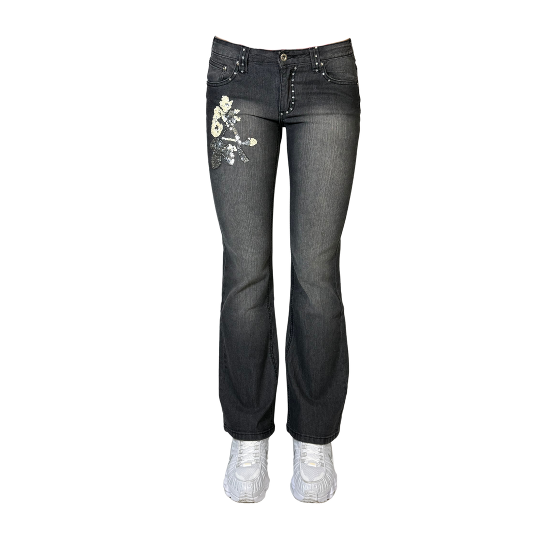 Vintage Jeans Flared Fit Größe S/M