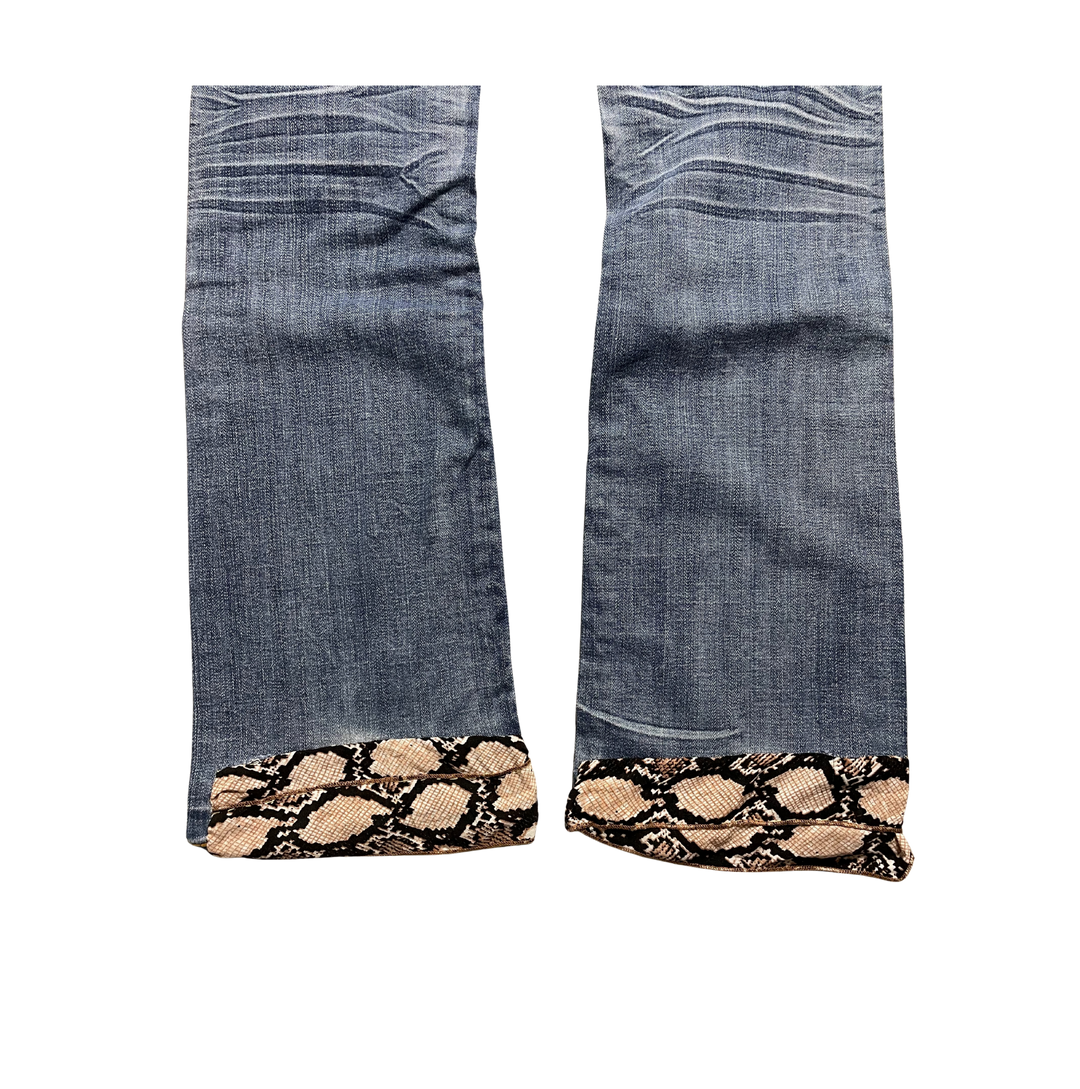 Vintage Jeans Flared Fit Größe S/M