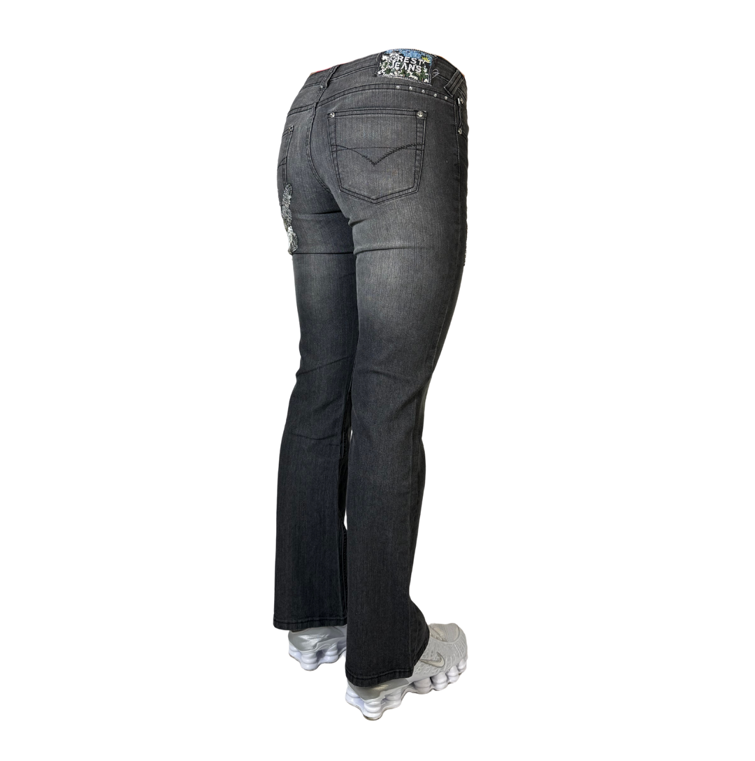 Vintage Jeans Flared Fit Größe S/M