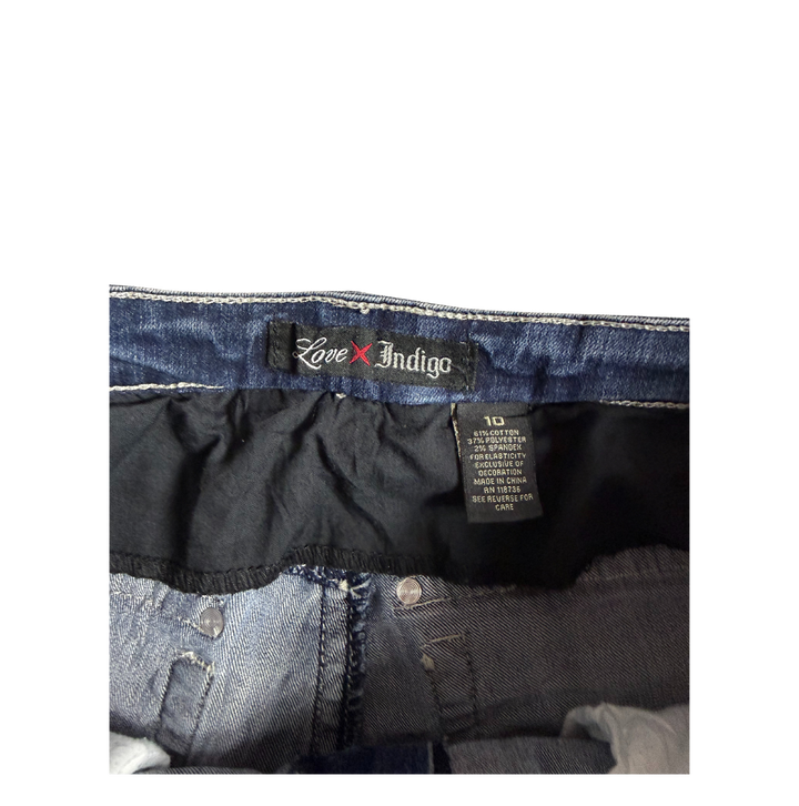 Love x Indigo Vintage Jeans Flared Fit Größe M/L