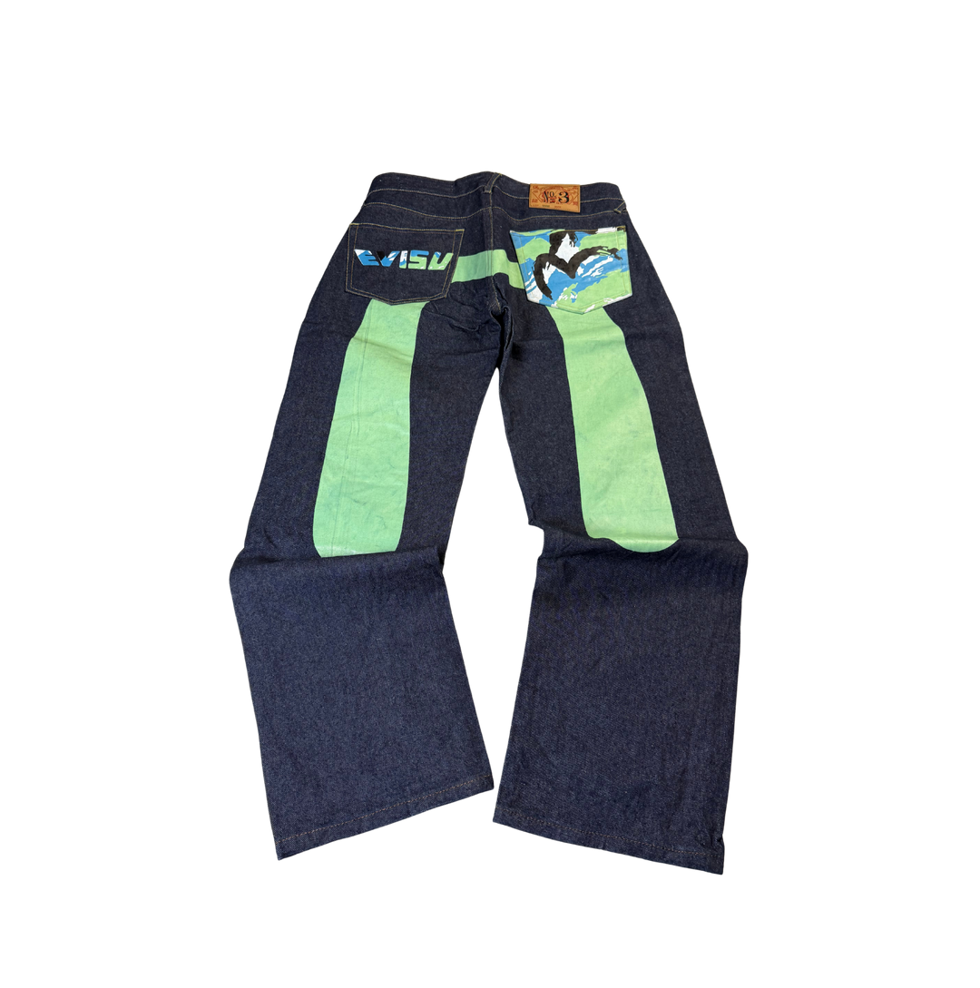 Evisu Vintage Jeans Straight Fit Größe M/L