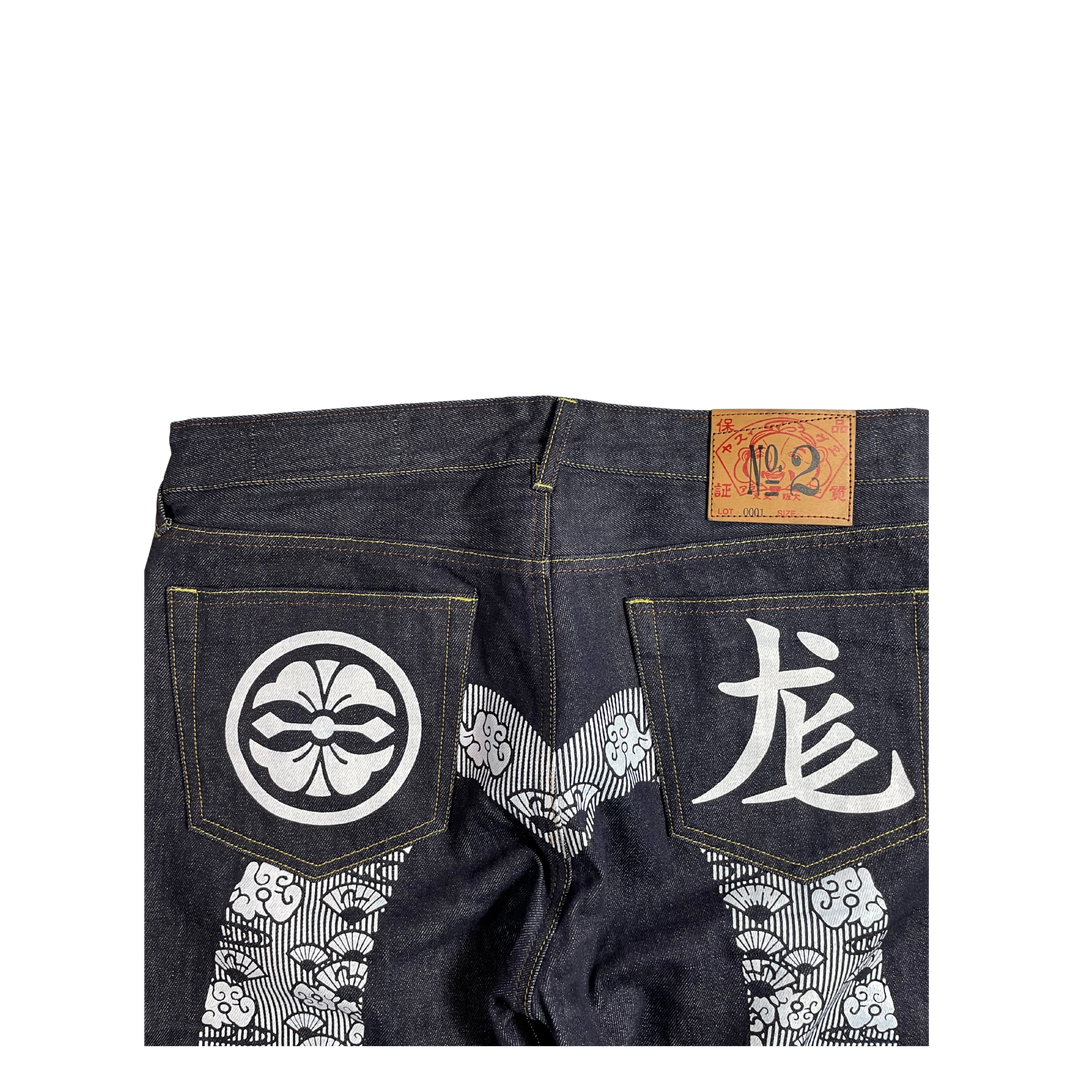 Evisu  Vintage Jeans Baggy Fit Größe L/XL