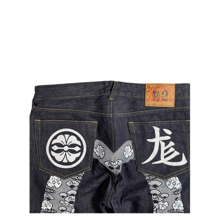 Evisu  Vintage Jeans Baggy Fit Größe L/XL