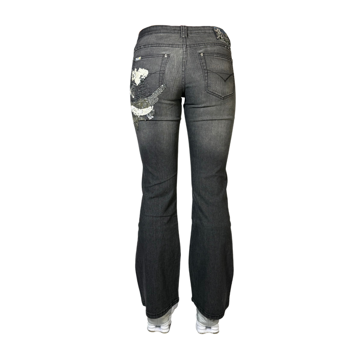 Vintage Jeans Flared Fit Größe S/M