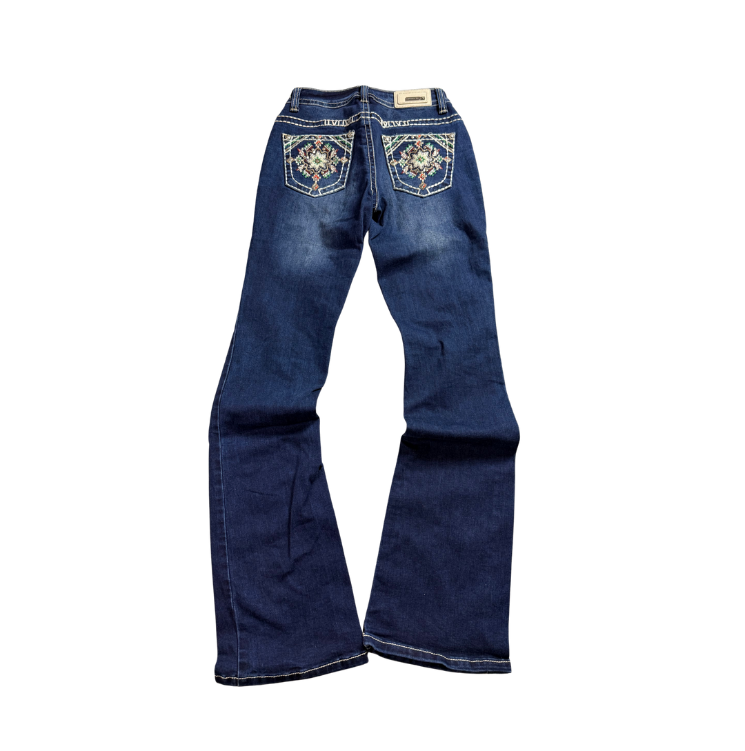 Sexy Couture Vintage Jeans Flared Fit Größe XS/S