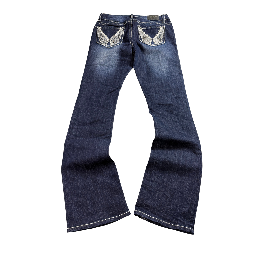 Vintage Jeans Flared Fit Größe S/M