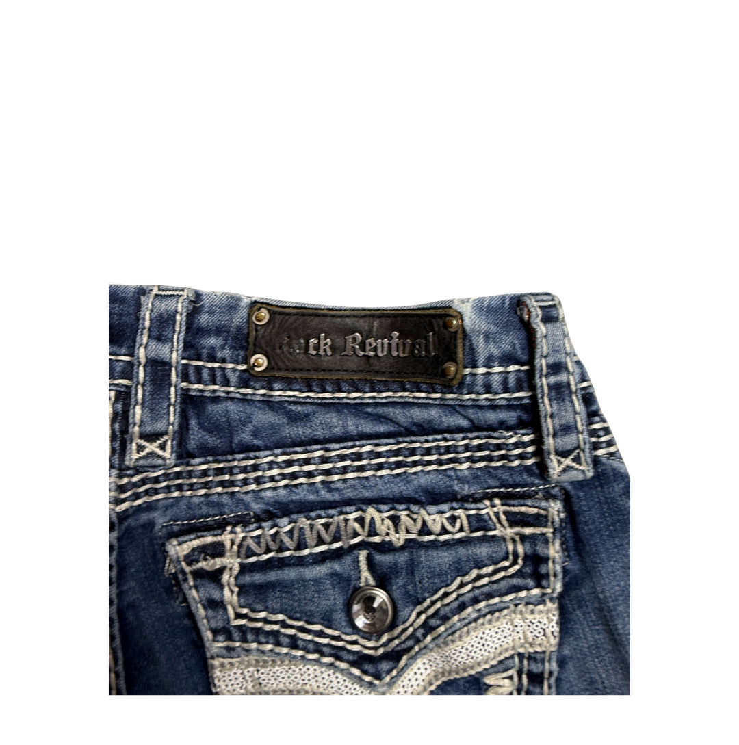 Rock Revival Vintage Jeans Flared Fit Größe S/M