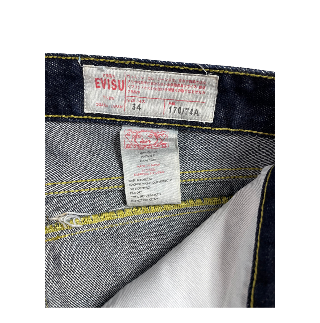 Evisu Vintage Jeans Straight Fit Größe M/L