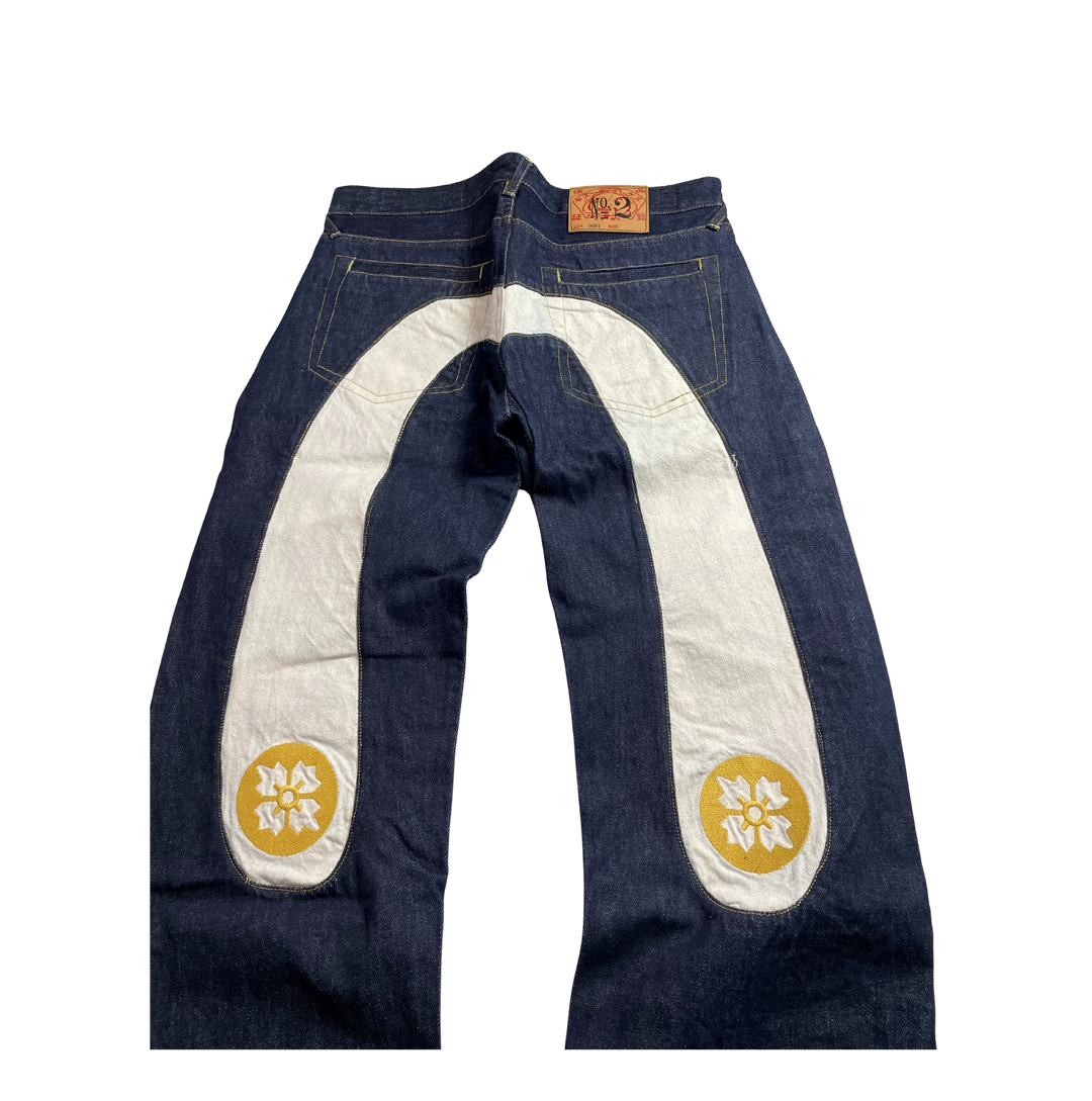 Evisu Vintage Jeans Straight Fit Größe M/L