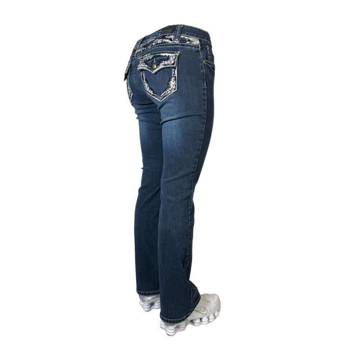 Love x Indigo Vintage Jeans Flared Fit Größe M/L