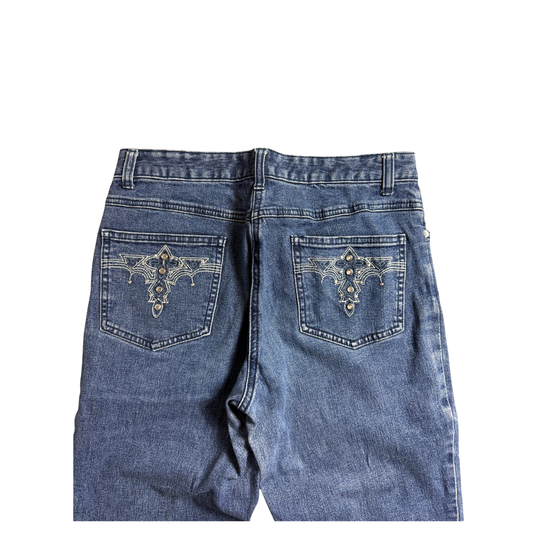 Vintage Jeans Flared Fit Größe M/L