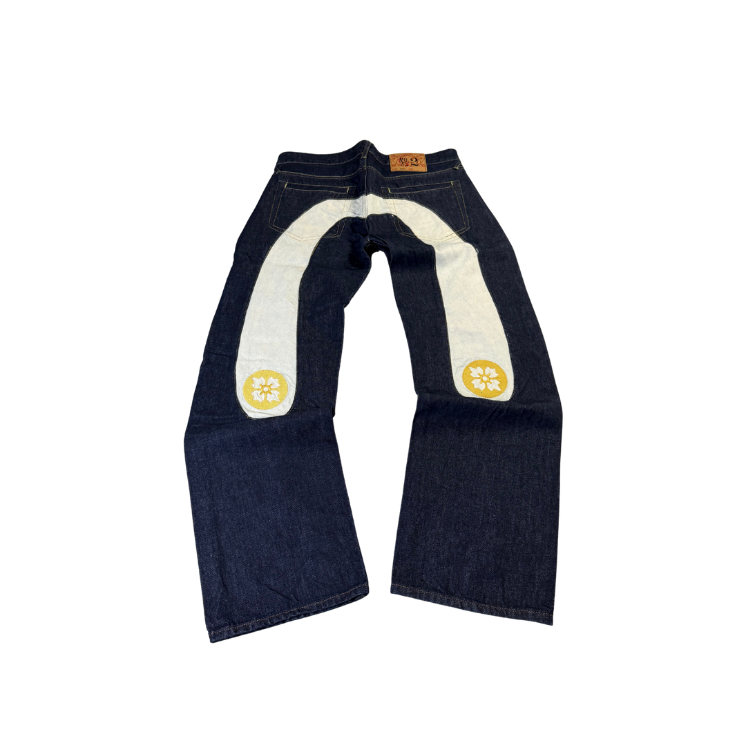 Evisu Vintage Jeans Straight Fit Größe M/L