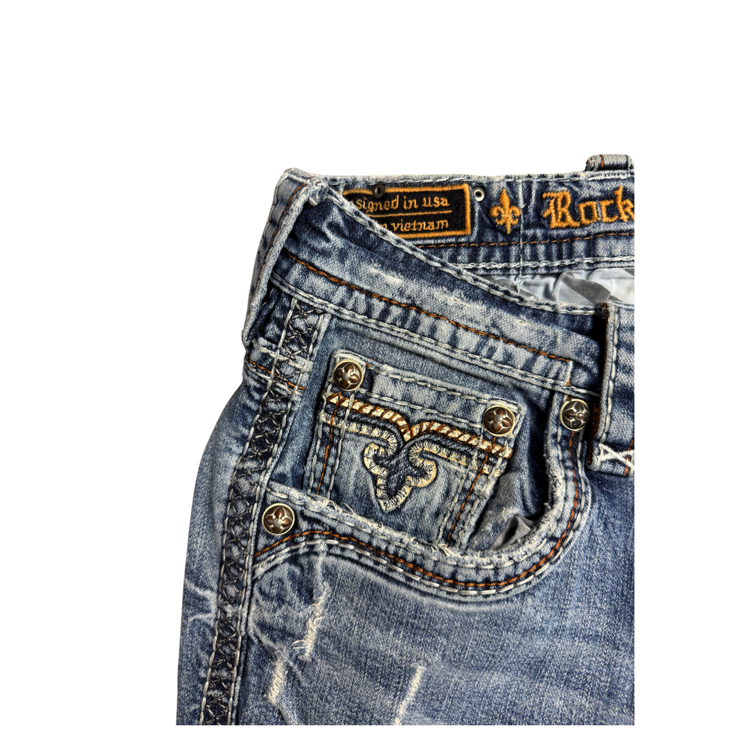 Rock Revival Vintage Jeans Slim Fit Größe M/L