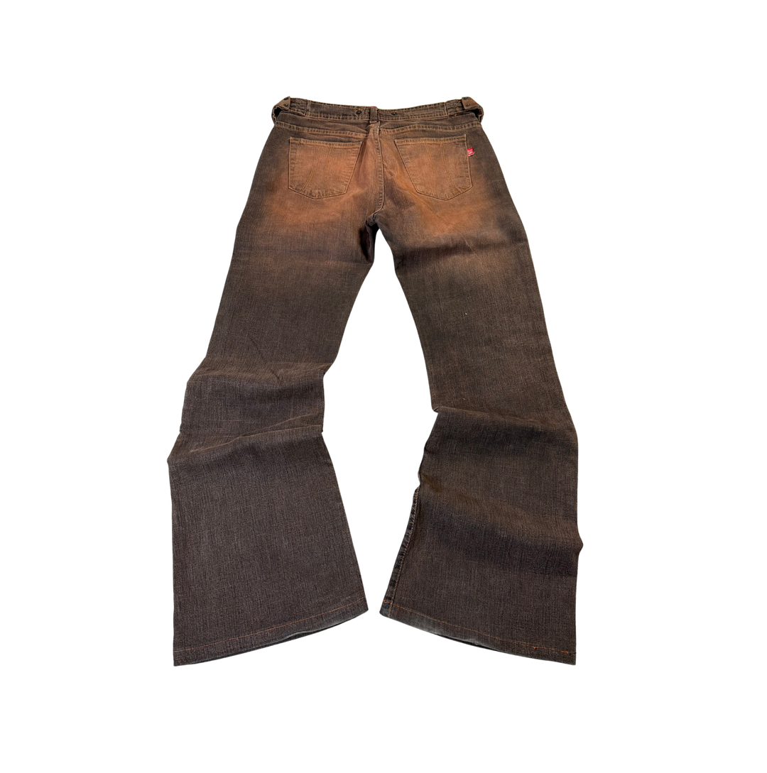 Vintage Jeans Flared Fit Größe S/M