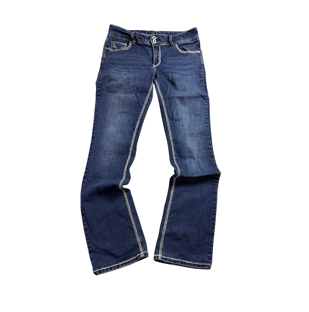Rhythm in Blue Vintage Jeans Flared Fit Größe S/M