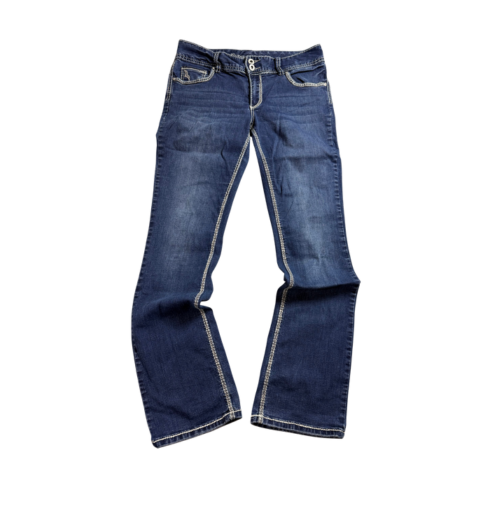 Rhythm in Blue Vintage Jeans Flared Fit Größe S/M