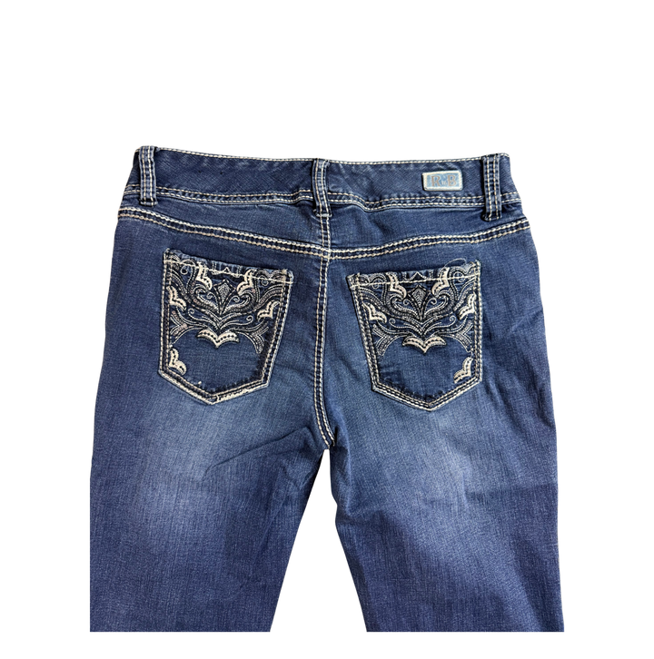 Rhythm in Blue Vintage Jeans Flared Fit Größe S/M