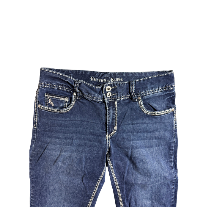 Rhythm in Blue Vintage Jeans Flared Fit Größe S/M