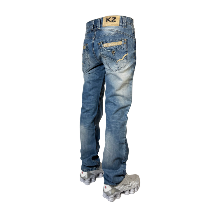 Kenzarro Vintage Jeans Straight Fit Größe S/M
