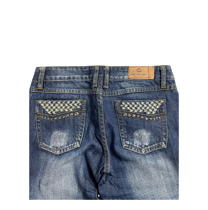 Vintage Jeans Flared Fit Größe S/M
