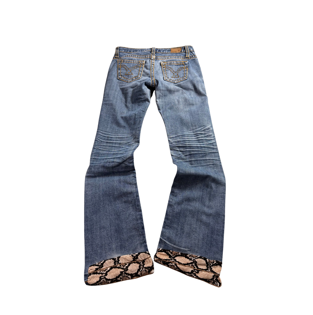 Vintage Jeans Flared Fit Größe S/M