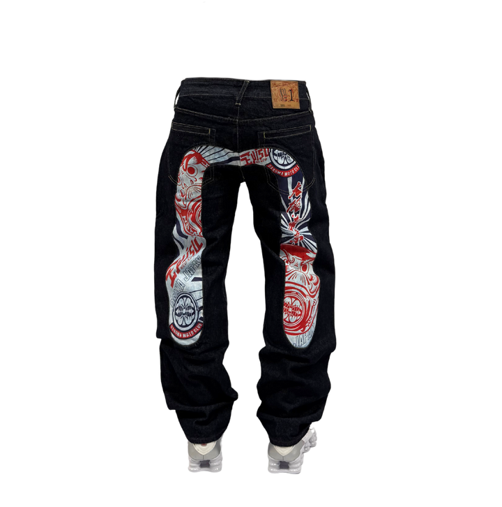 Evisu Vintage Jeans Straight Fit Größe M/L