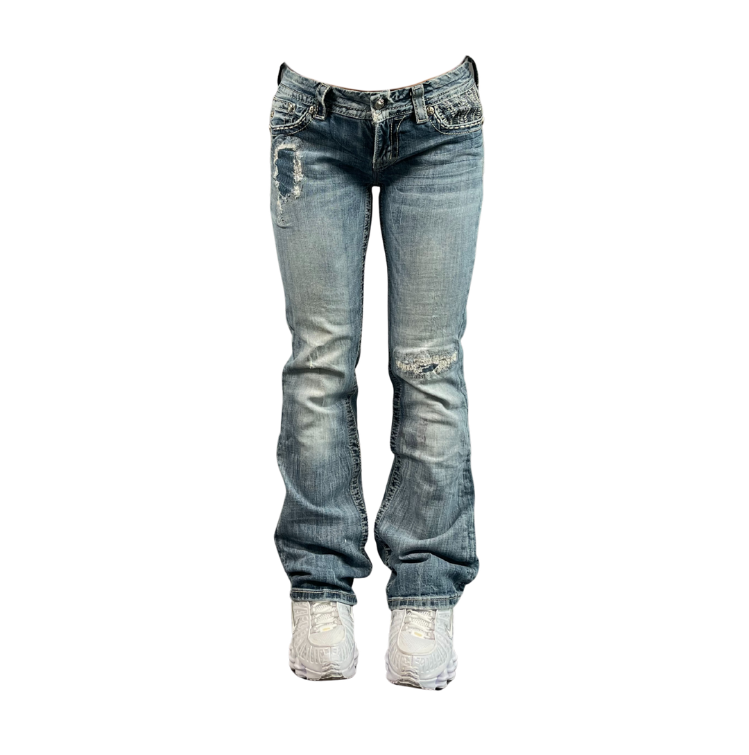 Miss Me Vintage Jeans Flared Fit Größe S/M