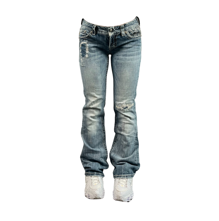 Miss Me Vintage Jeans Flared Fit Größe S/M