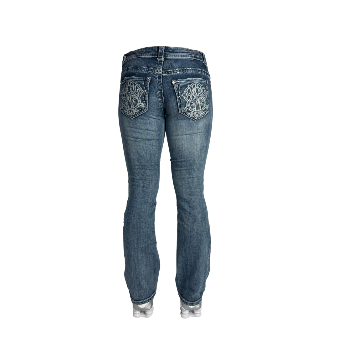 Vintage Jeans Flared Fit Größe S/M