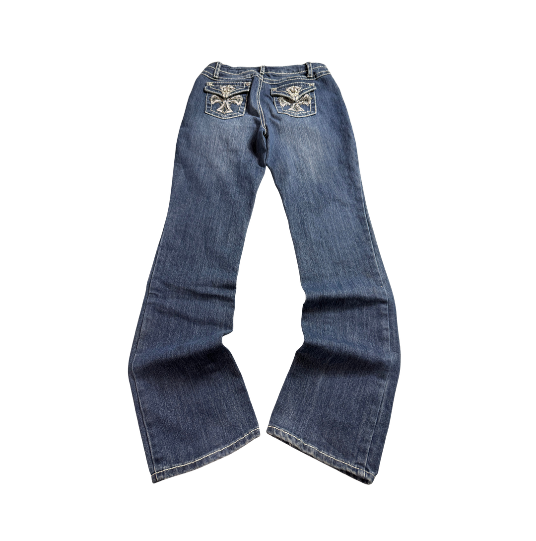 Vintage Jeans Flared Fit Größe XS/S