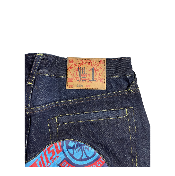Evisu Vintage Jeans Straight Fit Größe M/L