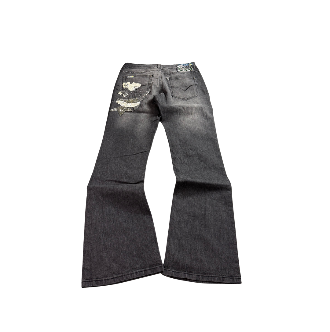 Vintage Jeans Flared Fit Größe S/M