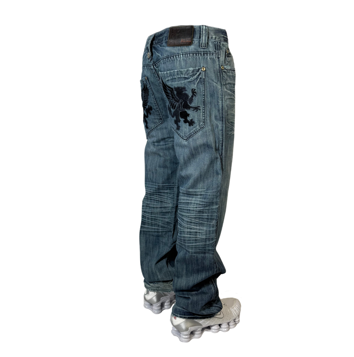 Vintage Jeans Flared Fit Größe M/L