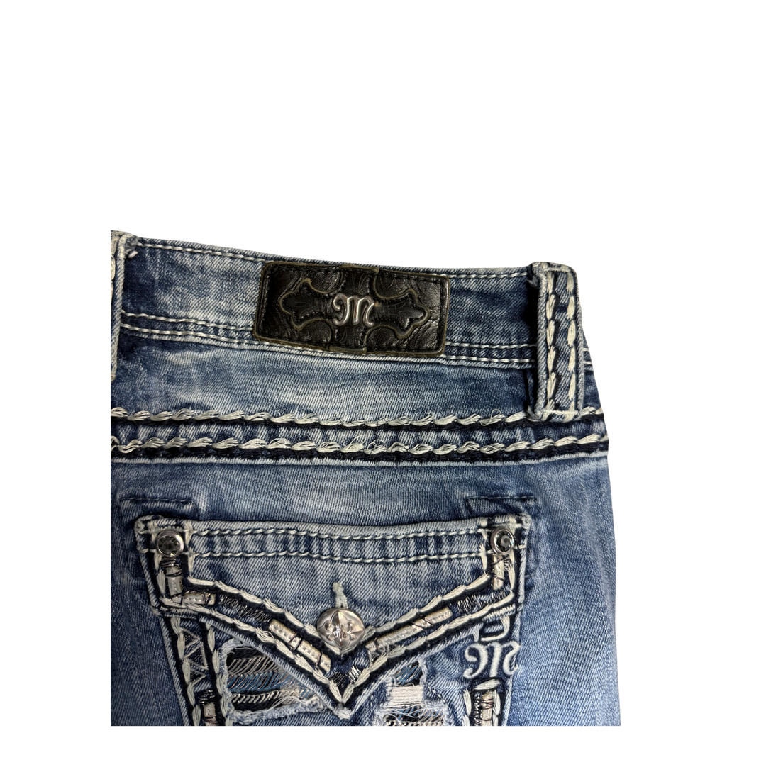 Miss Me Vintage Jeans Flared Fit Größe M/L