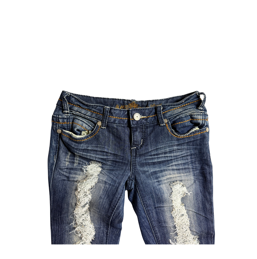 Vintage Jeans Flared Fit Größe S/M