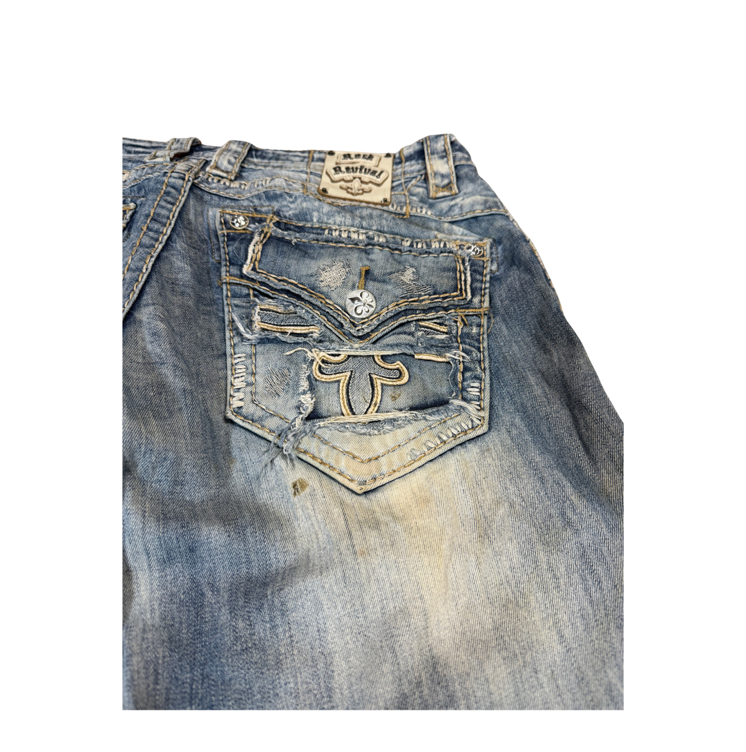 Rock Revival Vintage Jeans Baggy Fit Größe M/L