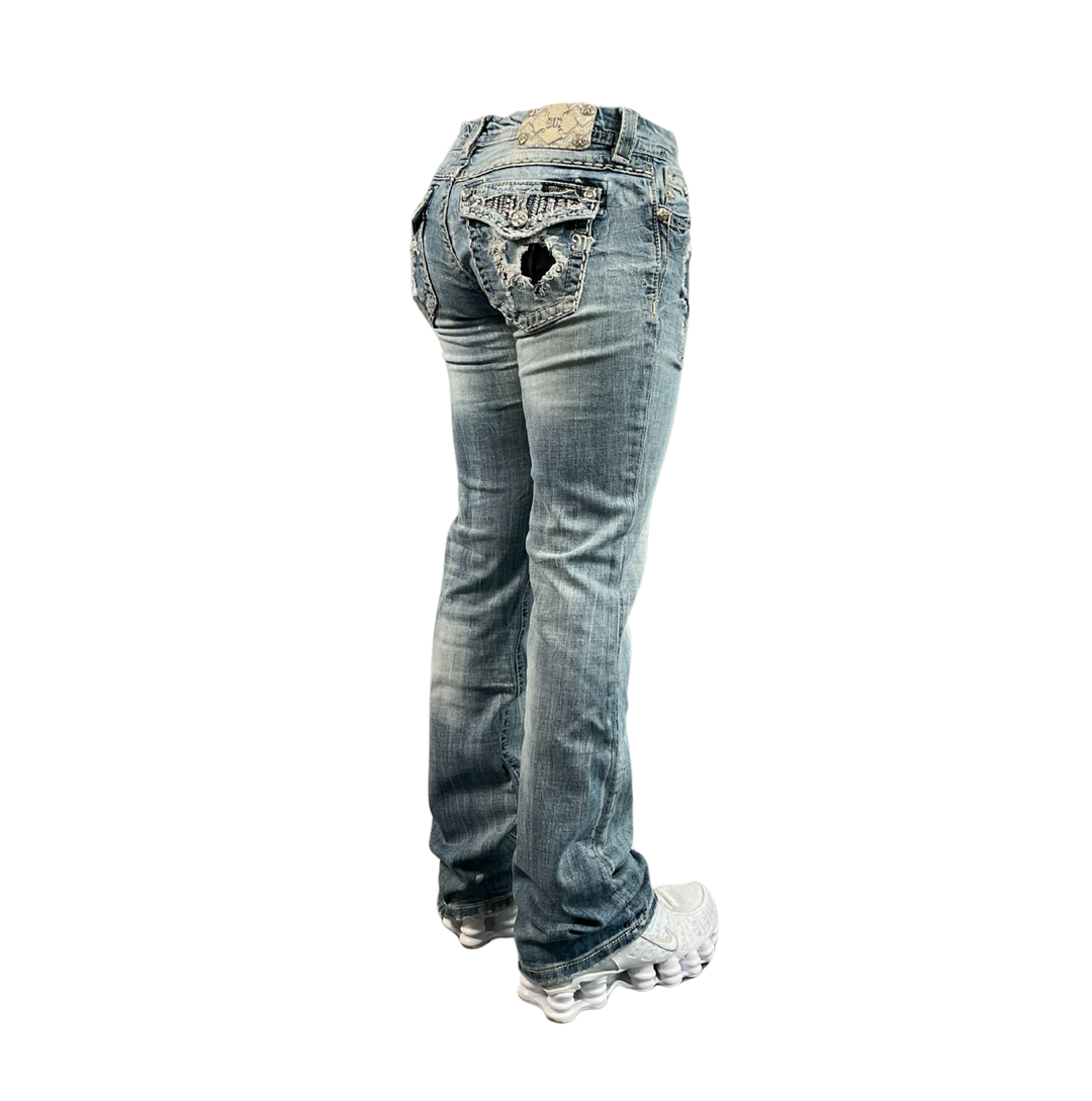 Miss Me Vintage Jeans Flared Fit Größe S/M