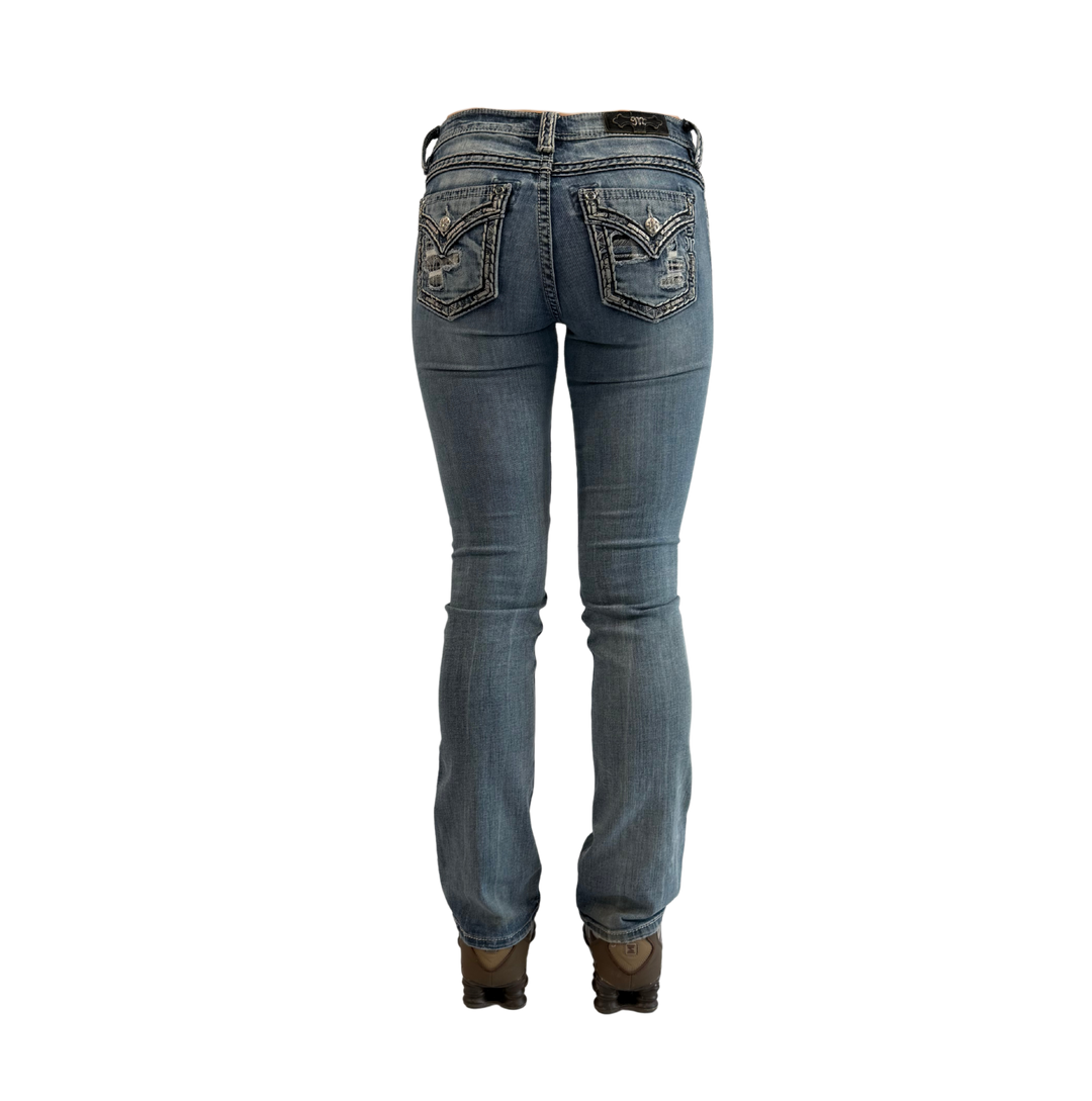 Miss Me Vintage Jeans Flared Fit Größe M/L