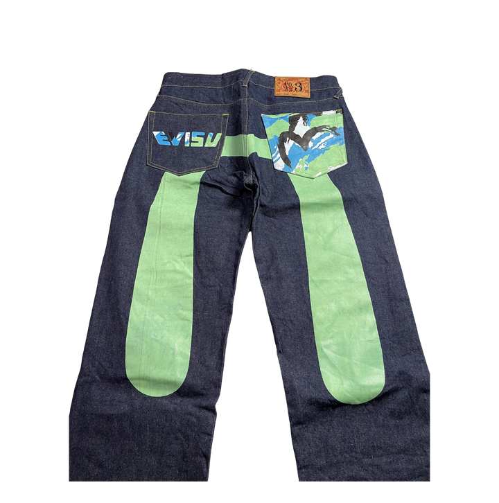 Evisu Vintage Jeans Straight Fit Größe M/L