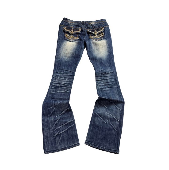 Vintage Jeans Flared Fit Größe S/M