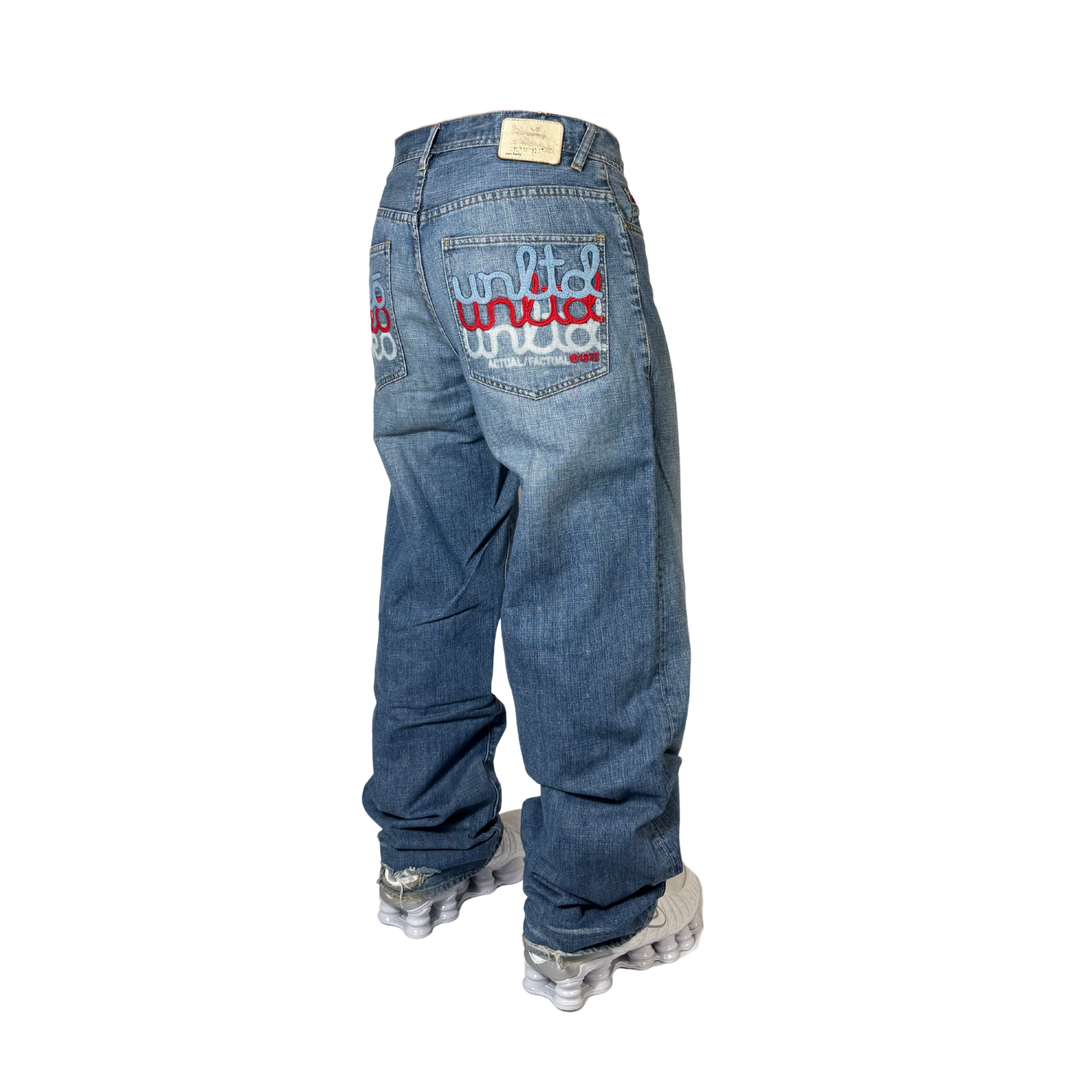 Eckö UNLTD Vintage Jeans Baggy Fit Größe M/L