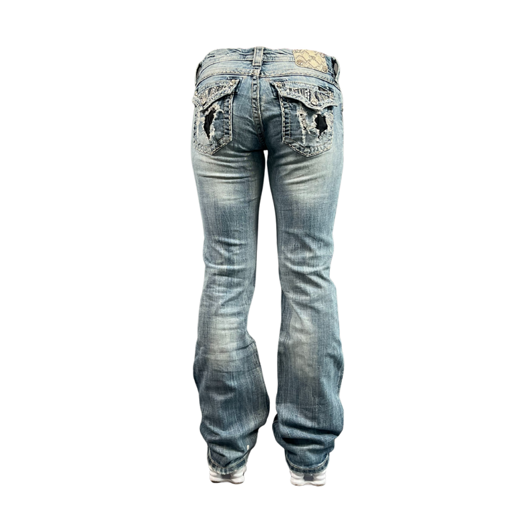 Miss Me Vintage Jeans Flared Fit Größe S/M