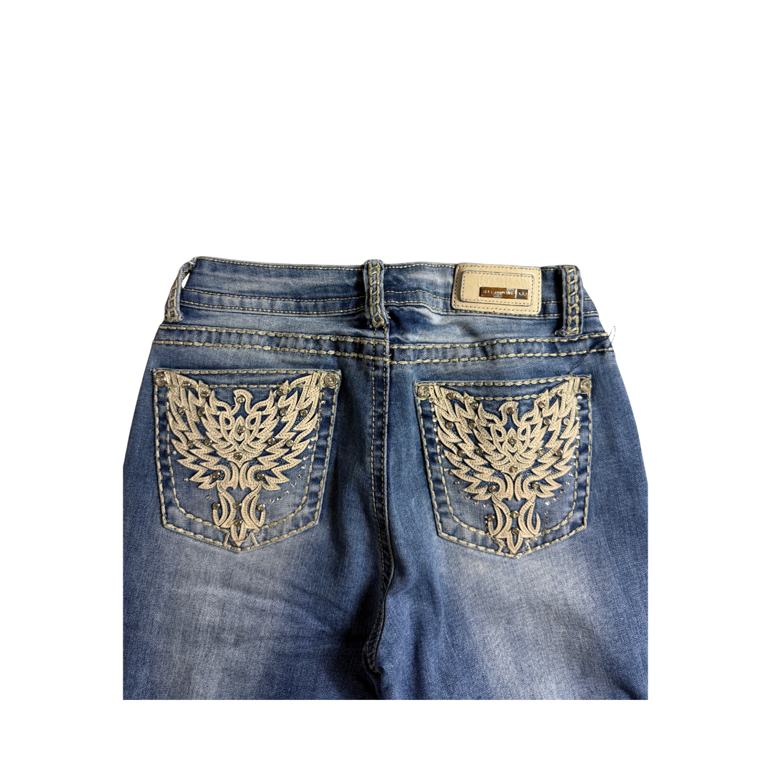 Sexy Couture Vintage Jeans Flared Fit Größe XS/S