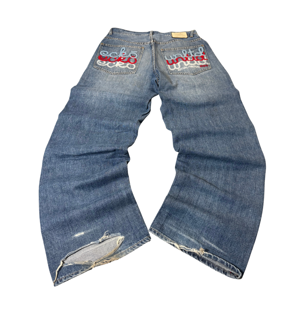 Eckö UNLTD Vintage Jeans Baggy Fit Größe M/L