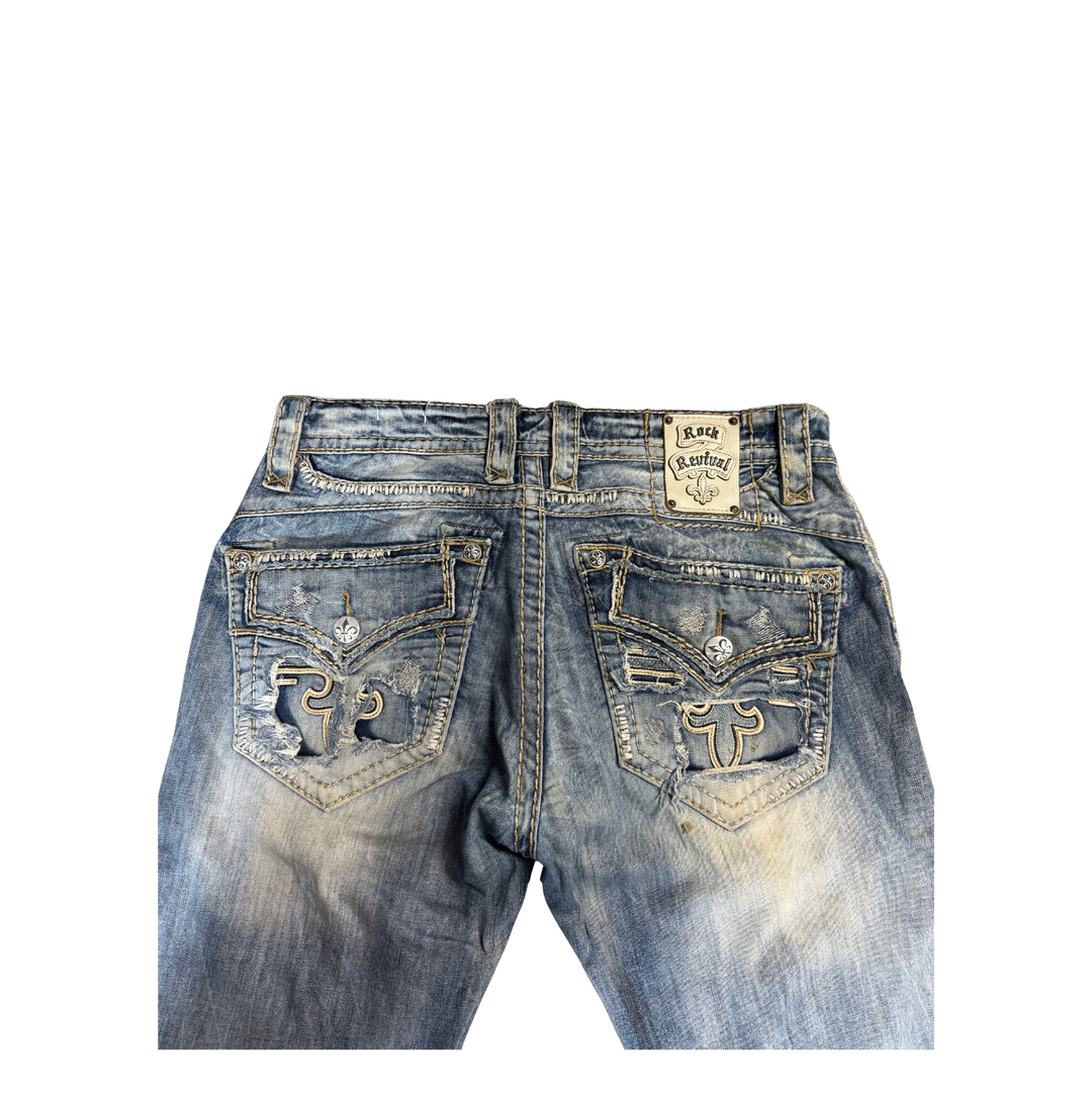 Rock Revival Vintage Jeans Baggy Fit Größe M/L