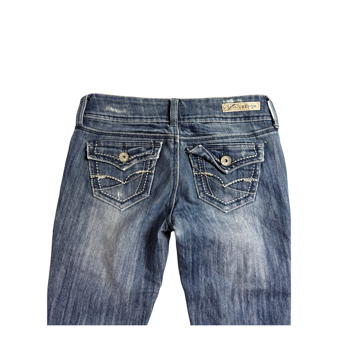 Knock Out Vintage Jeans Flared Fit Größe S/M
