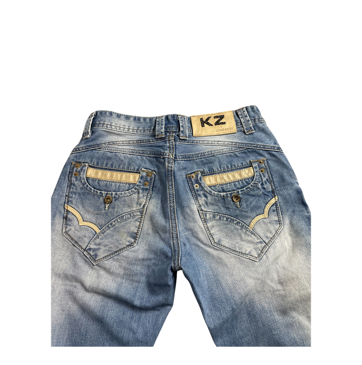 Kenzarro Vintage Jeans Straight Fit Größe S/M
