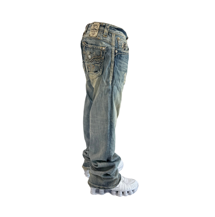 Rock Revival Vintage Jeans Baggy Fit Größe M/L